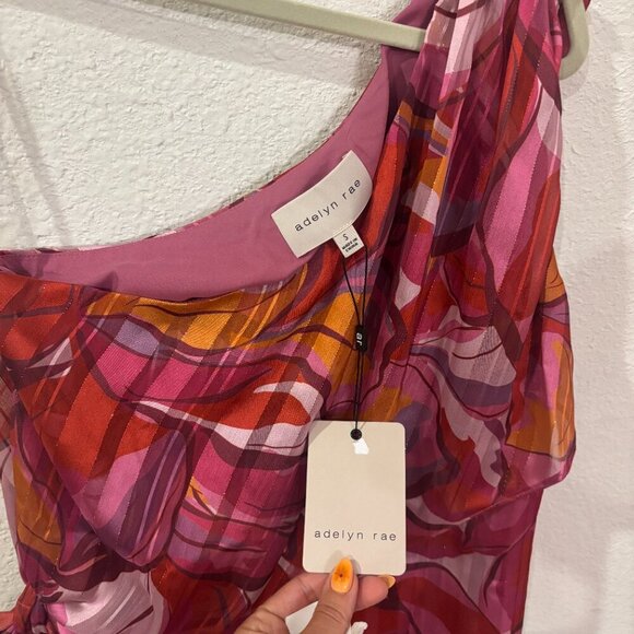 Adelyn Rae | Tops | Anthropologie Adelyn Rae Small Red Strapless Top With Bow - Picture 5 of 6